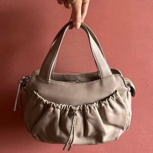 Elegant Taupe Women's Shoulder Bag